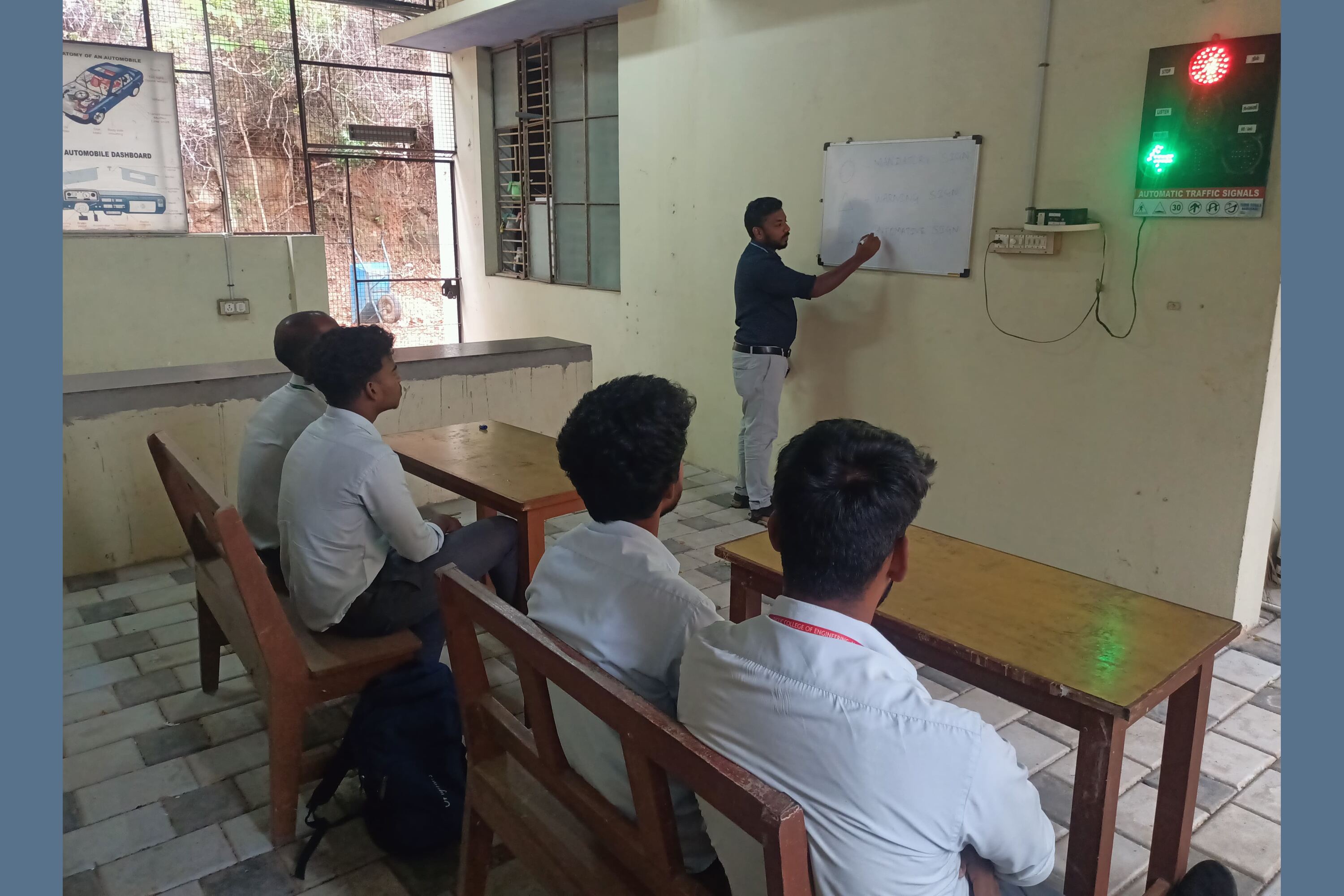 Driving lesson given by Driving instructors